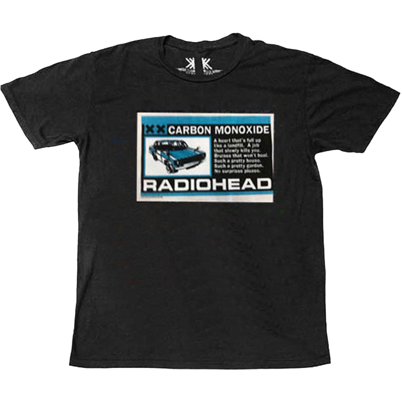 Image of Radiohead Unisex T-shirt - Carbon Patch Rock Off